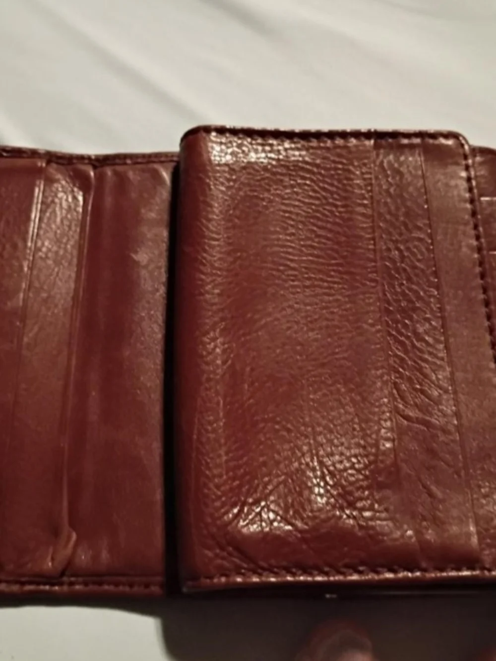 Marc Jacobs Brown Leather Small Fold Wallet with Silver Lock